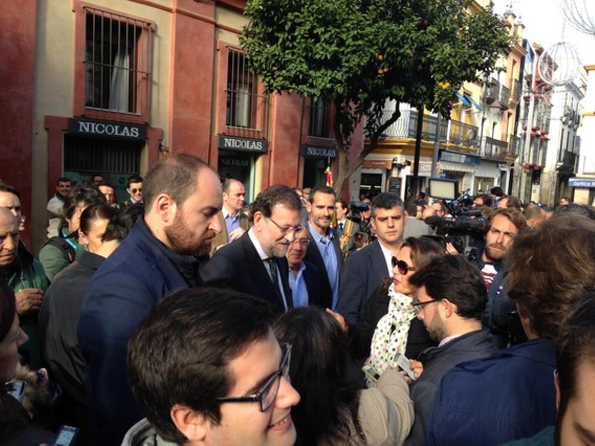 Rajoy, a Sevilla.