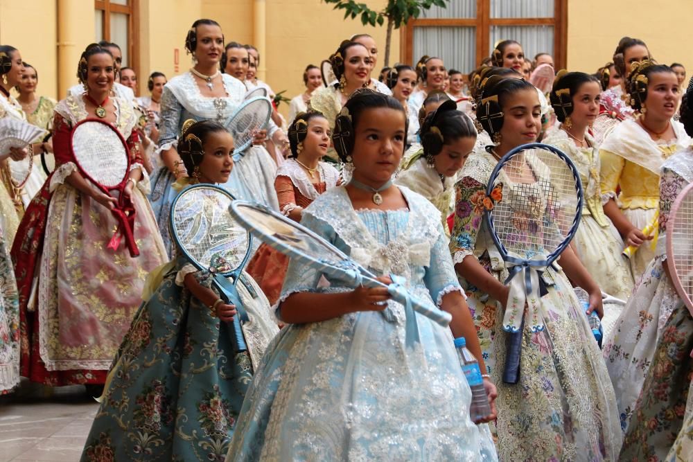 Las falleras de 2017, 2018 y 2019, en la Batalla de Flores