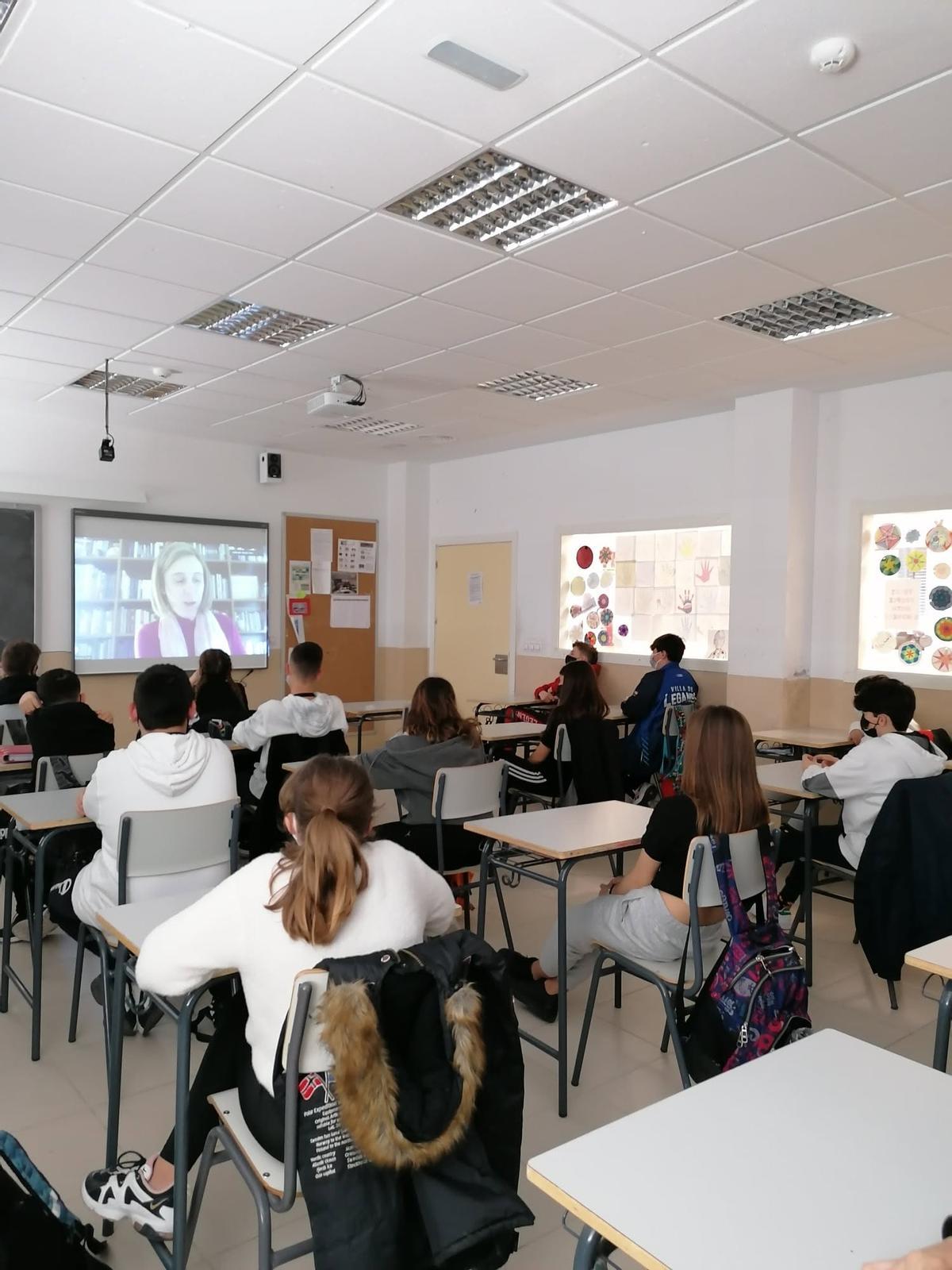 Rafa Jódar finalizó en este instituto de Leganés sus estudios de bachillerato científico