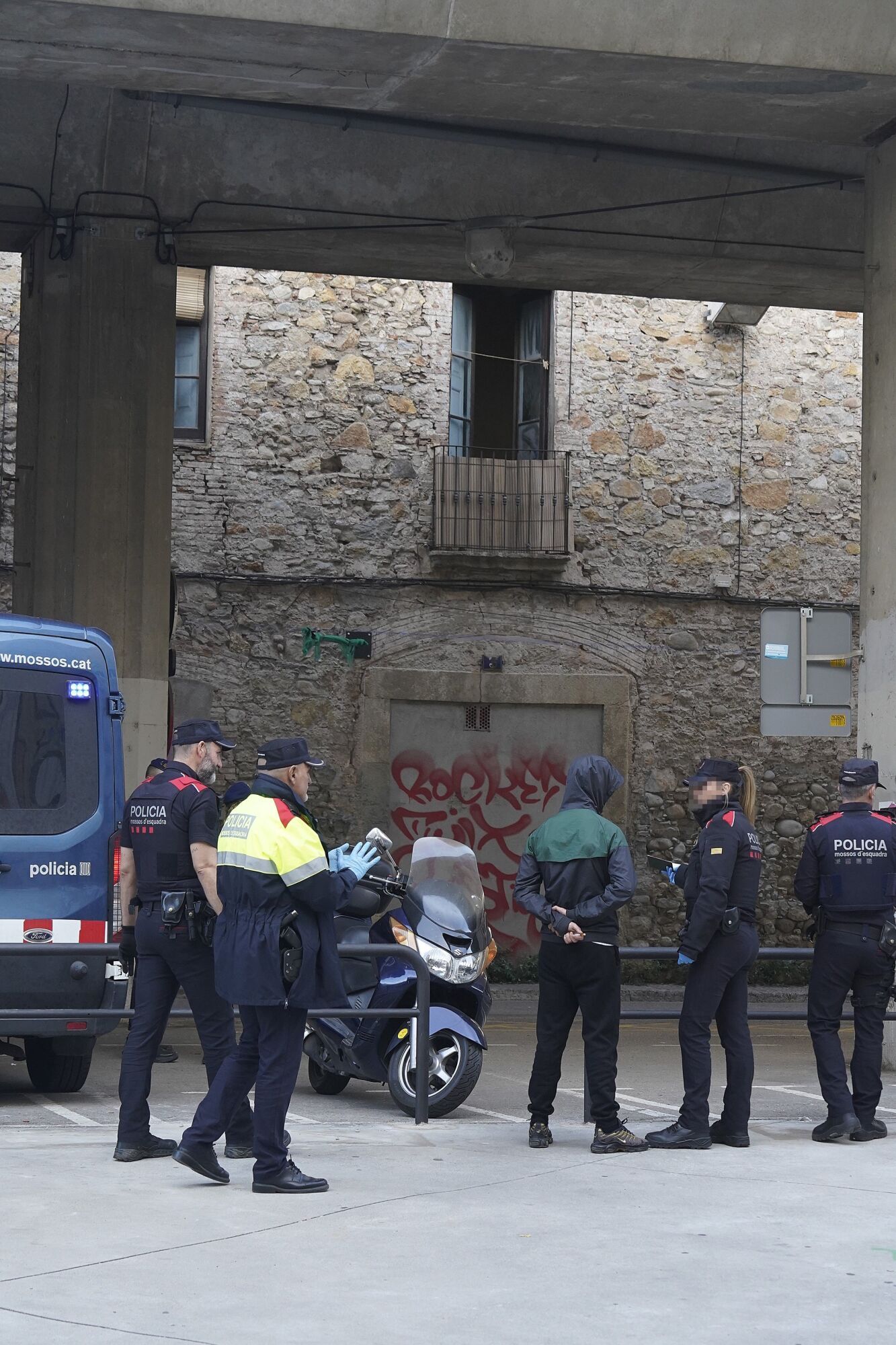 Girona carrer Tomàs Mieres desallotjament edifici ocupat