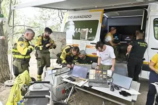 Intensa jornada en el Puesto de Mando Avanzado