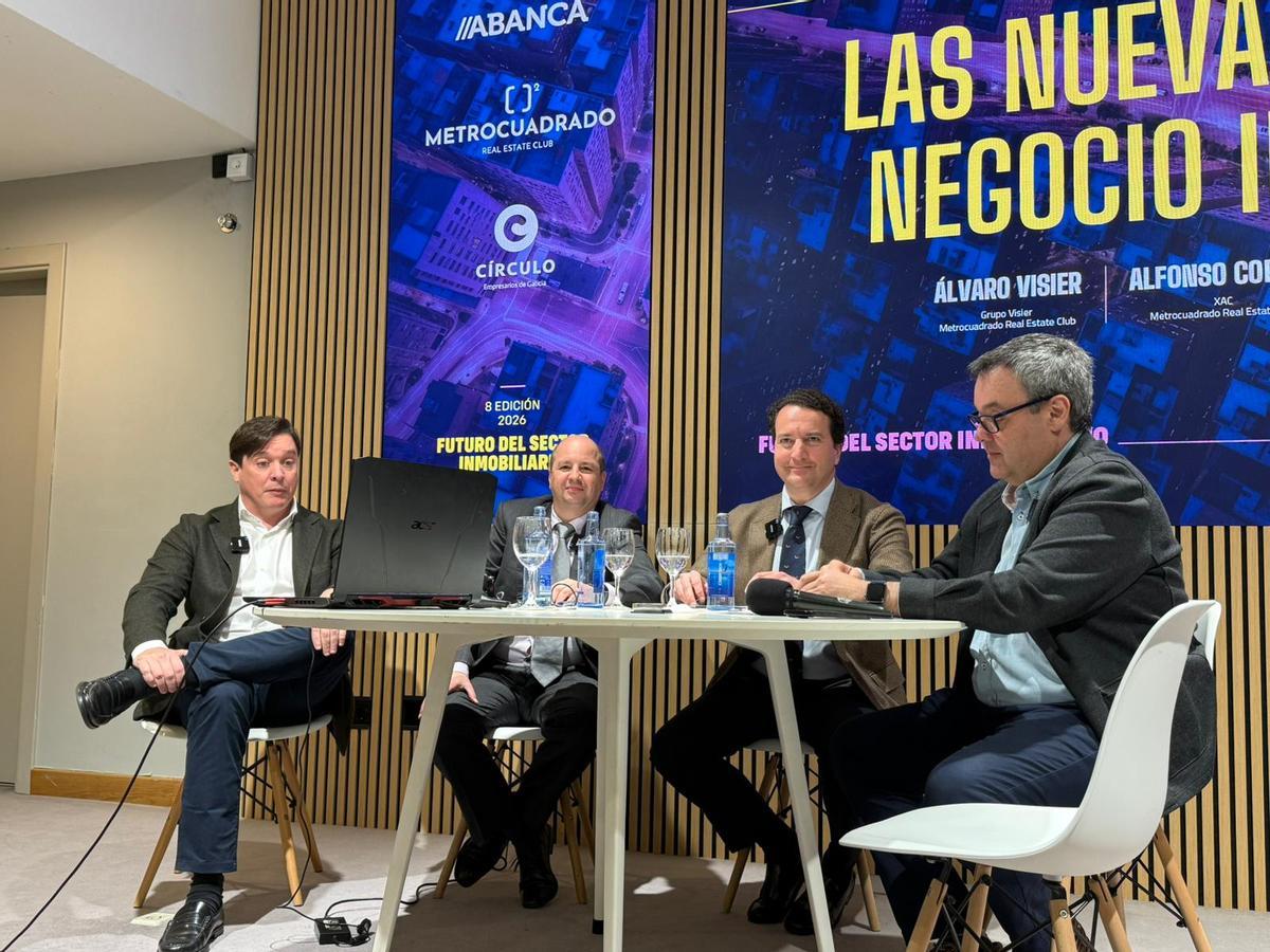 Foro sobre vivienda celebrado este martes en el Círculo de Empresarios de Galicia.