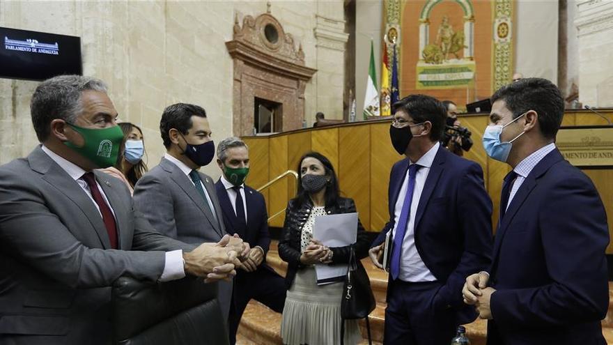 El Gobierno de Andalucía cierra con PP, Cs y Vox un acuerdo para aprobar los Presupuestos del 2021