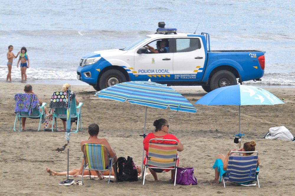 Playa de San Agustín, en San Bartolomé de Tirajana