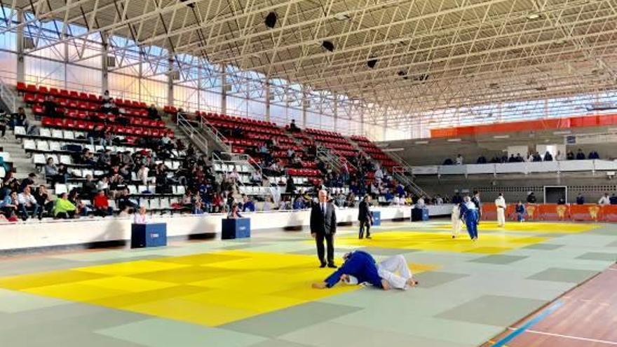 Uns 200 judokes omplen  el pavelló Lluís Bachs