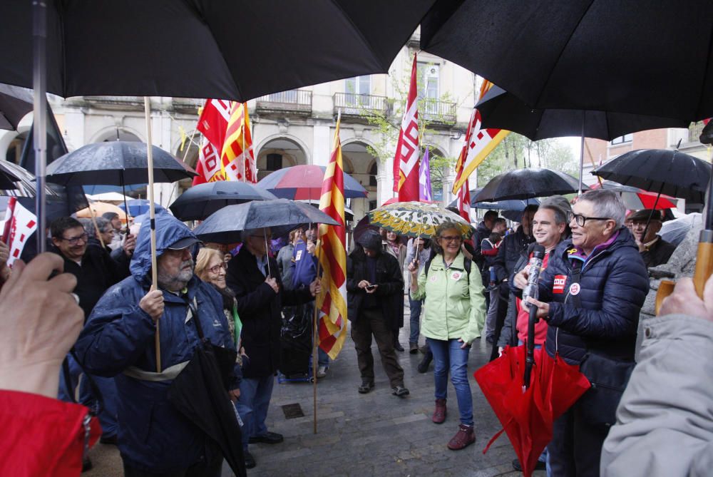 Manifestació pensionistes Girona