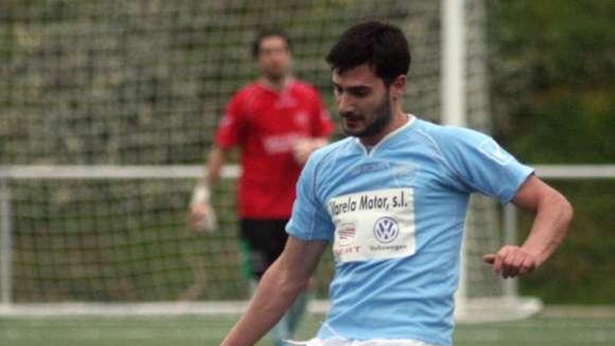 Martín Barreiro durante un partido con el Estudiantil. // Bernabé/Luismy