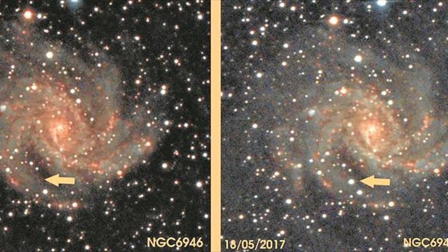 El observatorio de la Pobla Tornesa capta la explosión de una supernova