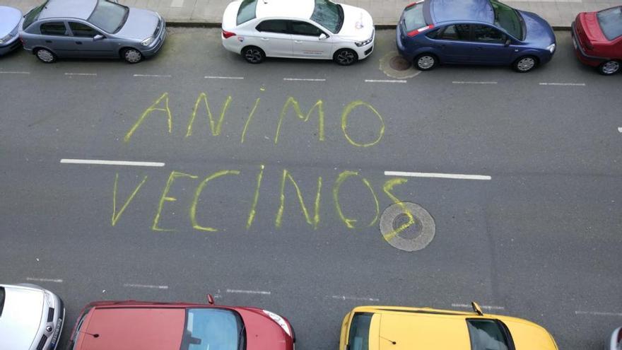 Pintada en la calle Revolución Francesa, realizada esta madrugada