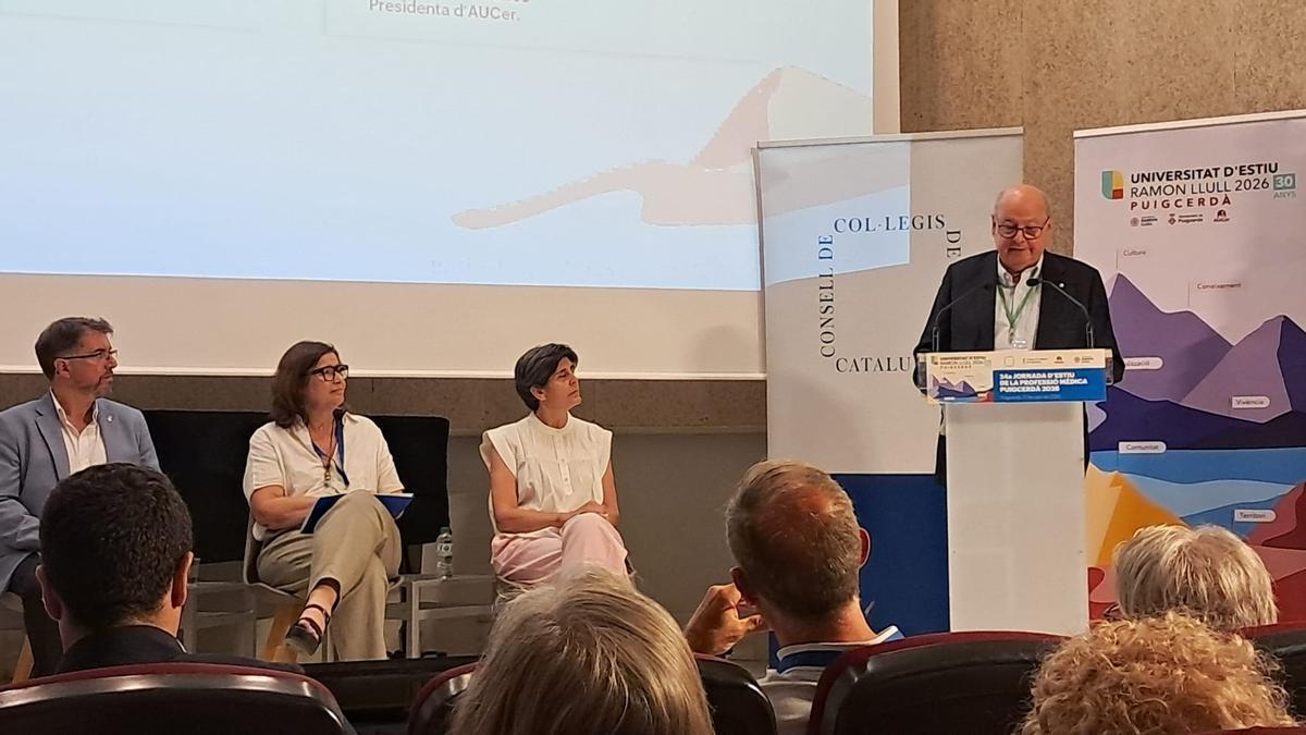 La conferència final de la Universitat d'Estiu Ramon  Llull Puigcerdà