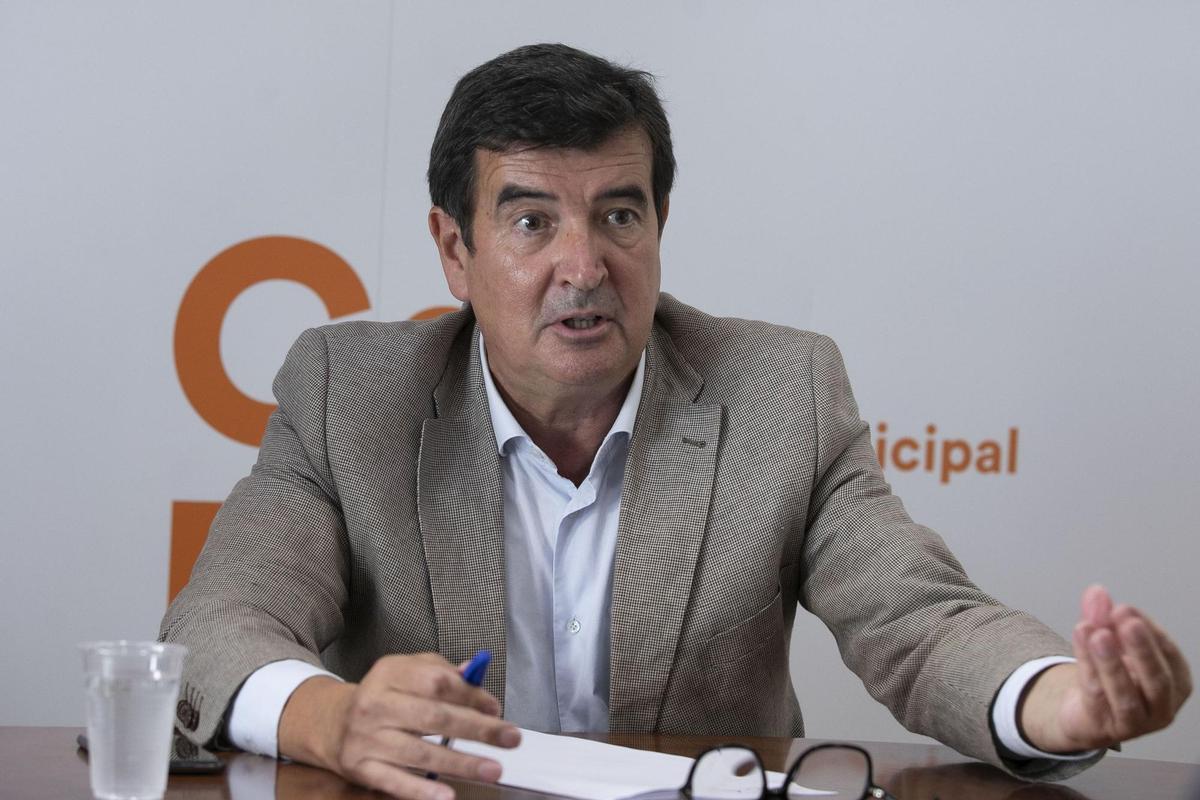 Fernando Giner, portavoz de Ciudadanos en el Ayuntamiento de València.