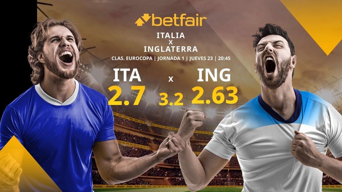 Italia vs. Inglaterra: alineaciones, horario, TV, estadísticas y pronósticos