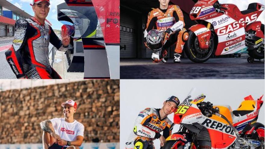 Un año de adaptación para los pilotos mallorquines del Mundial de motociclismo