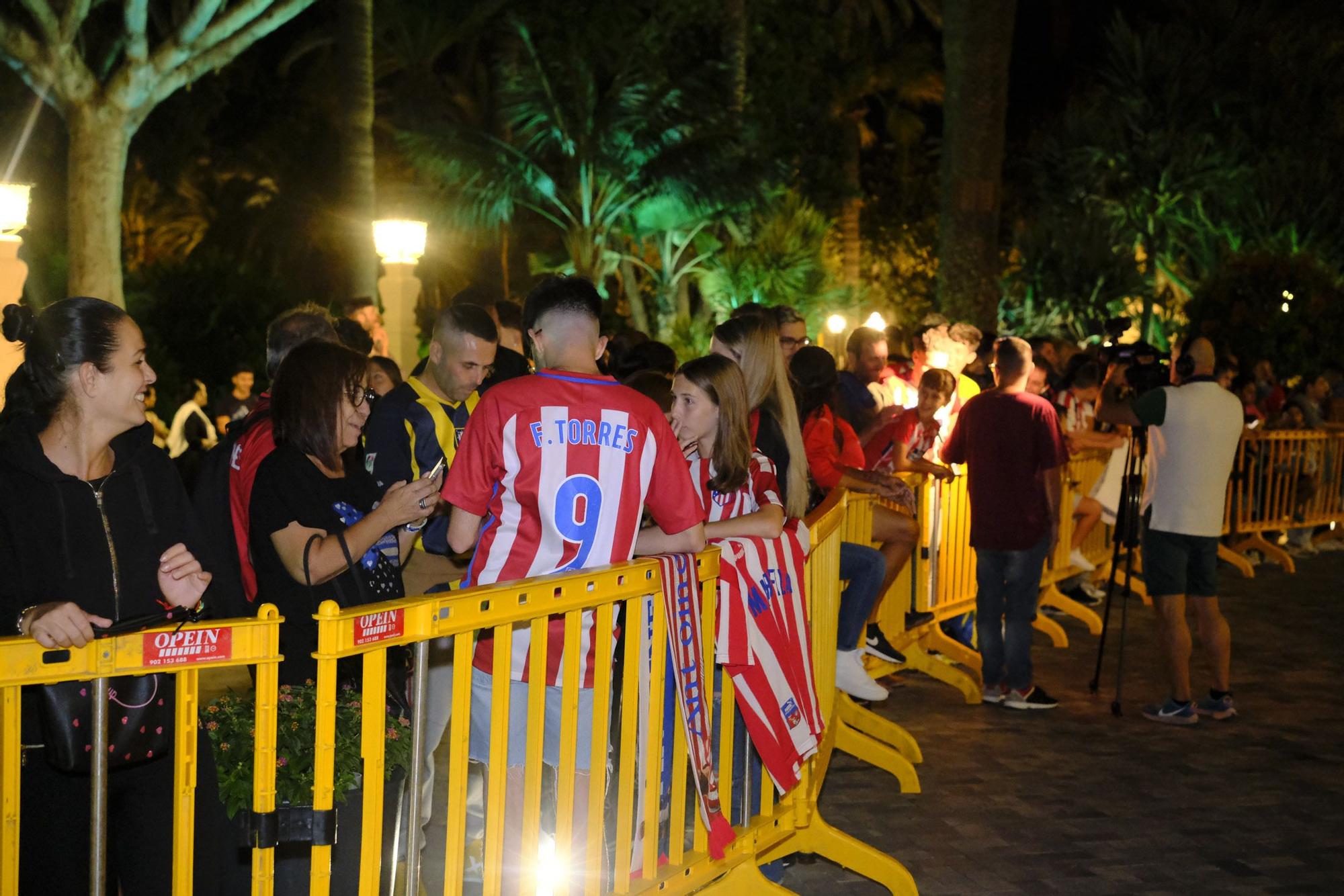 Llegada del Atlético de Madrid a Gran Canaria