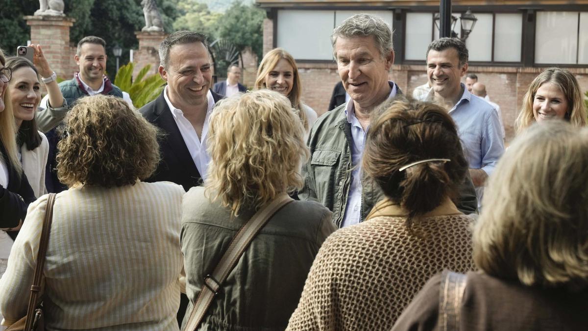 El líder del PP, Alberto Núñez Feijóo.