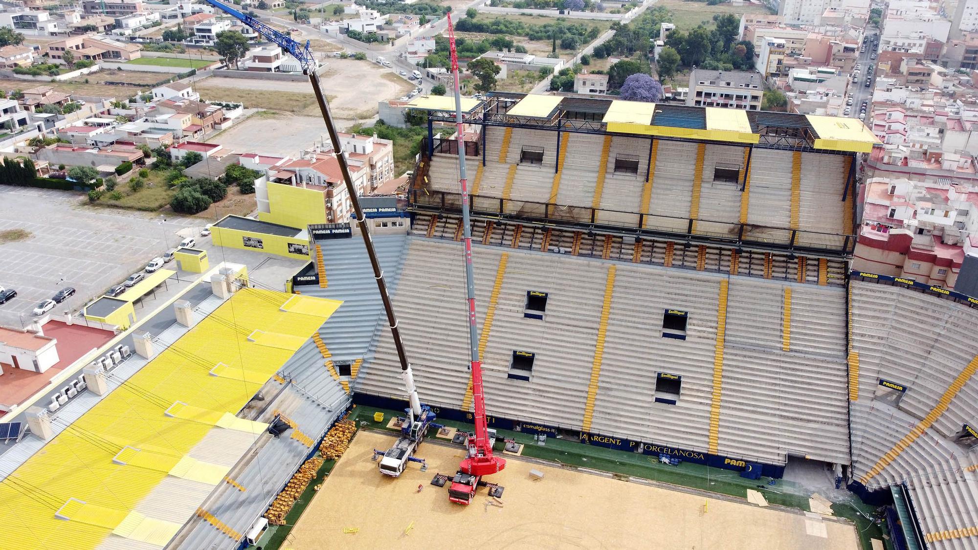 Así está siendo el inicio de las obras del Estadio de la Cerámica