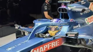 El Alpine de Alonso ya asusta: la cosa promete