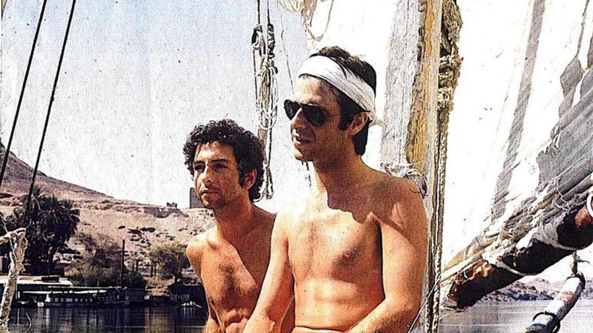 En Assuan, en un viaje a Egipto en los años 60. | 