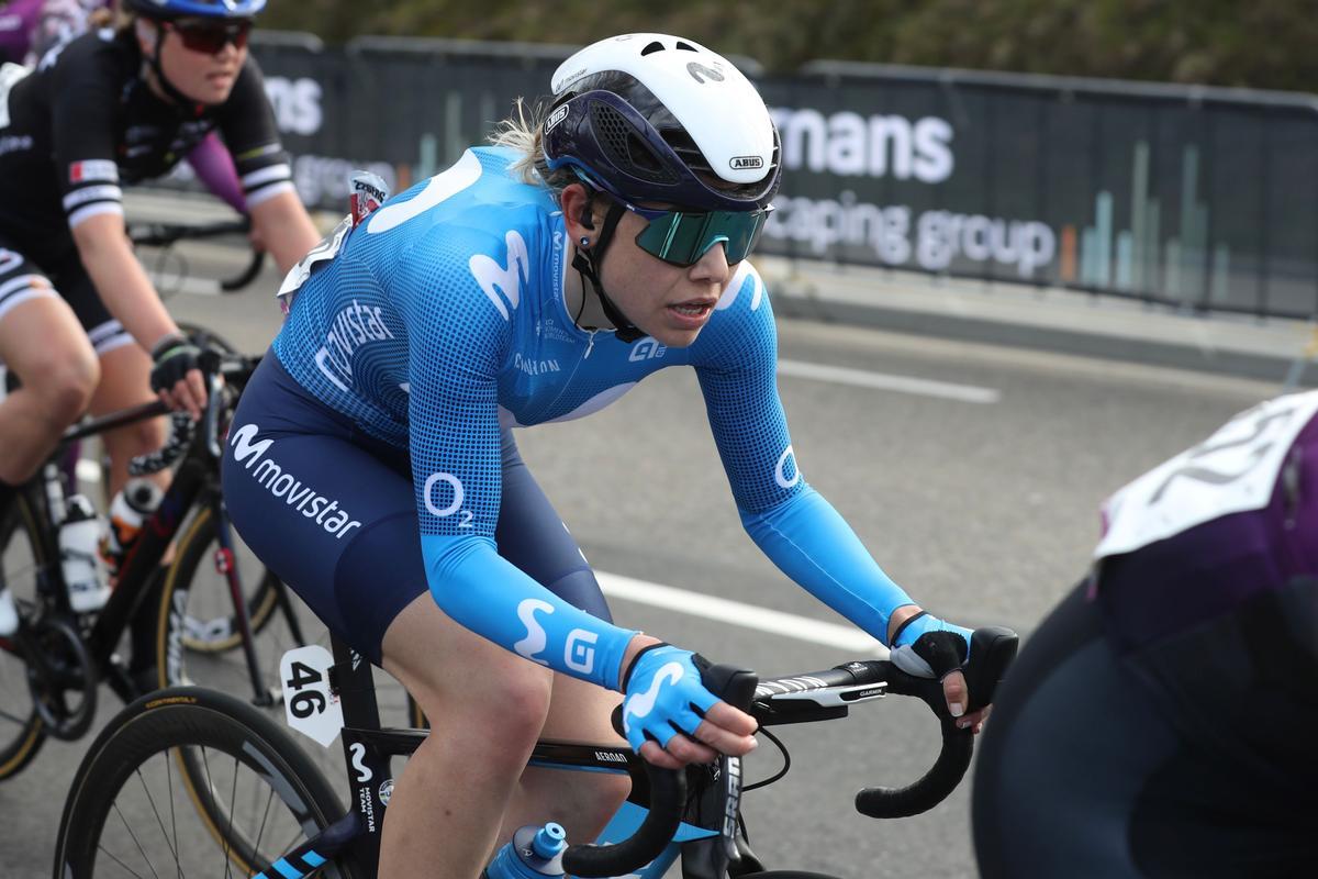 Sara Martín, esta temporada, en la Amstel Gold Race.