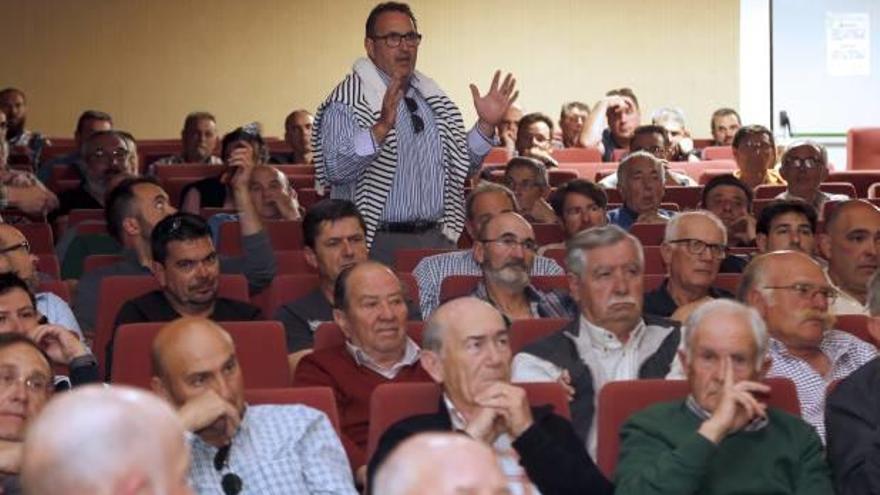 Asistentes a la asamblea celebrada el miércoles en el Teatro Liceo de Alberic.