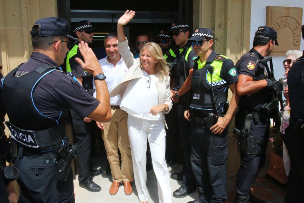 Las imágenes del pleno extraordinario en Marbella