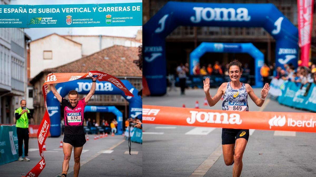 Jonatan Arobes y Nuria Gil, campeones de España de Carreras de Montaña Classic