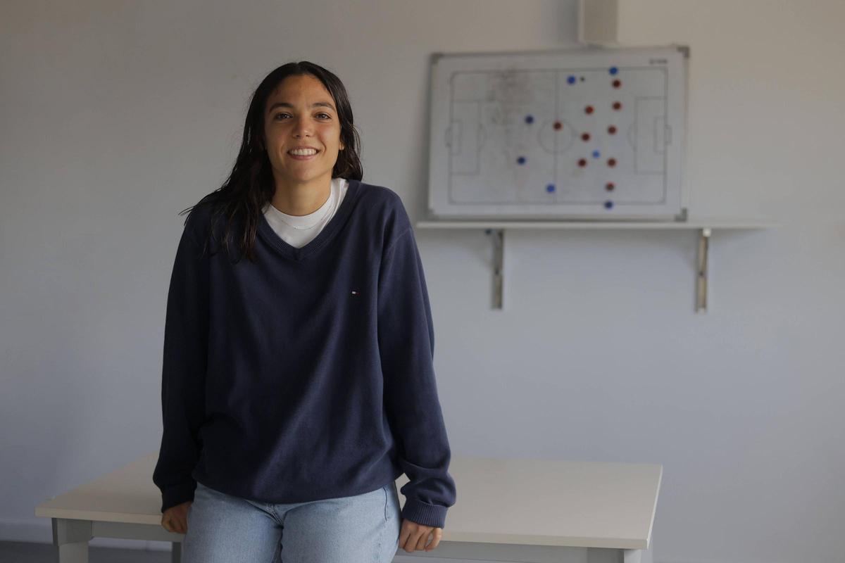 Paula Tomás en una foto de archivo de una una entrevista con SUPERDEPORTE