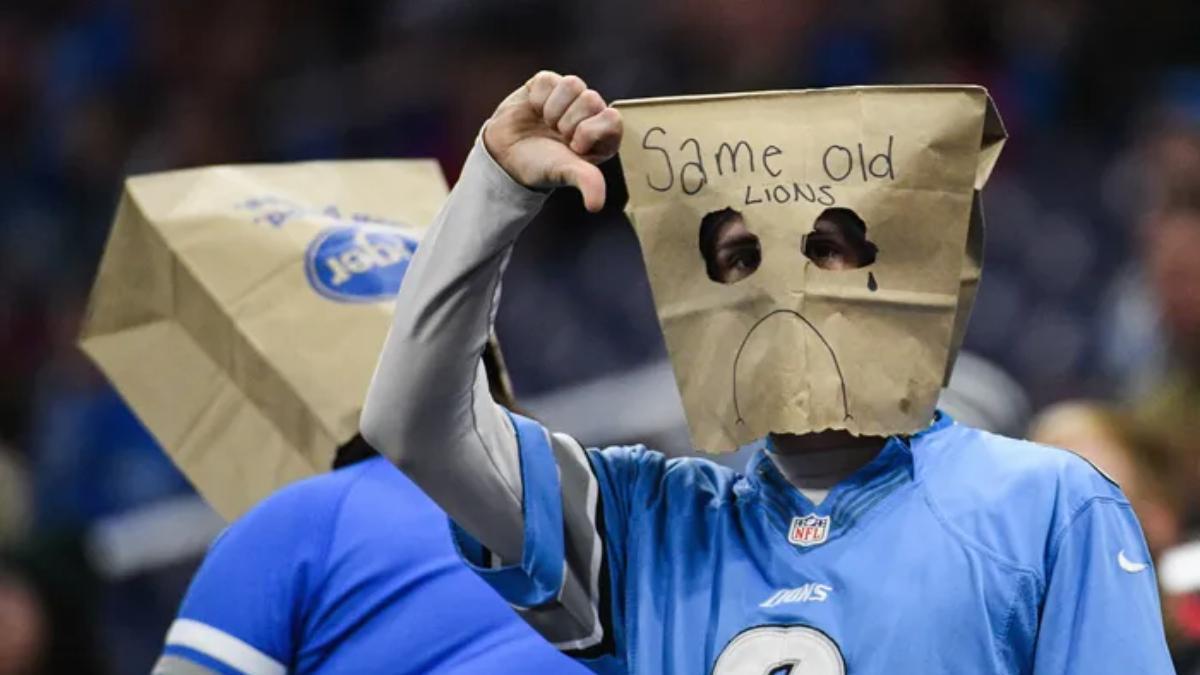 Los fans de Detroit Lions han sufrido muchas decepciones en la NFL