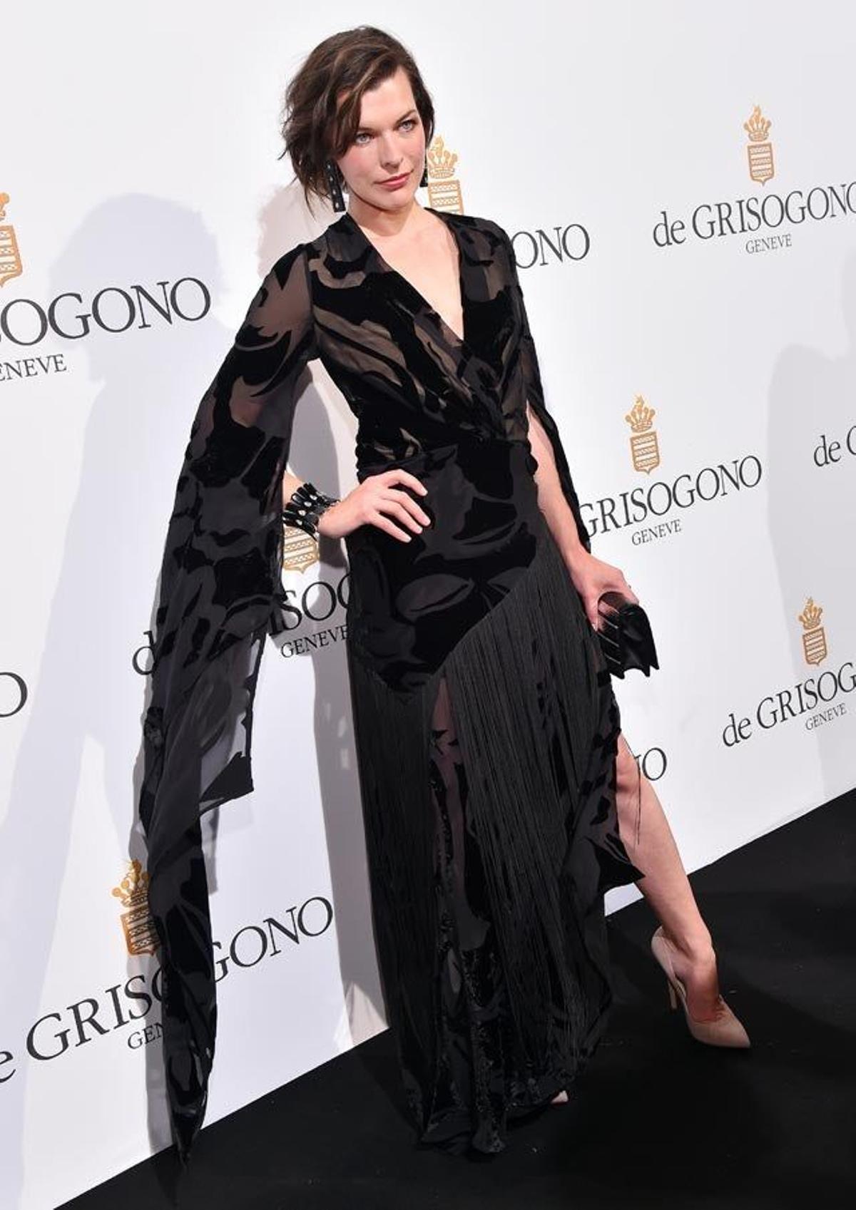 Milla Jovovich, en la fiesta Grisogono del Festival de Cannes 2016.