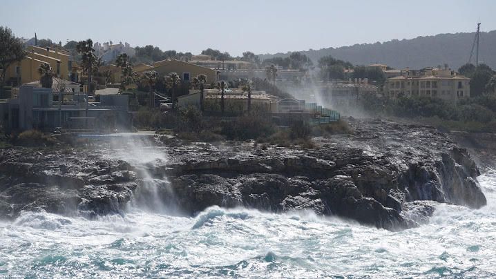 El fuerte temporal ha sido protagonista en Mallorca