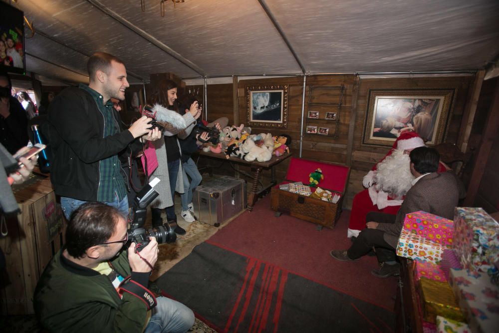 Papá Noel llega a Alicante.