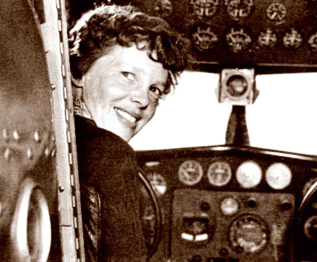 (FILES): In this hndout file photo obtained June 09, 2015, a  May 20, 1937 photo shows US aviator Amelia Earhart at the controls of her Lockheed 10 Electra. == RESTRICTED TO EDITORIAL USE / MANDATORY CREDIT: AFP PHOTO / HANDOUT / ALBERT BRESNIK / NO MARKETING / NO ADVERTISING CAMPAIGNS / NO A LA CARTE SALES / DISTRIBUTED AS A SERVICE TO CLIENTS ==