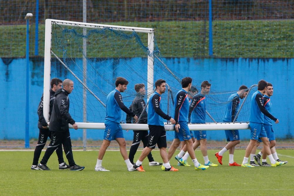 Entrenamiento del Real Oviedo