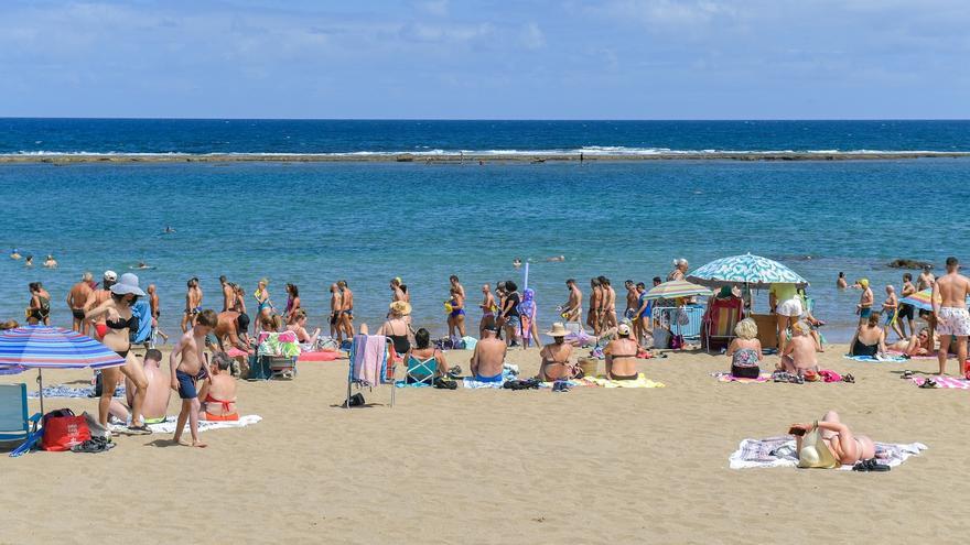 Así se ve desde el aire una de las playas más bonitas de Canarias