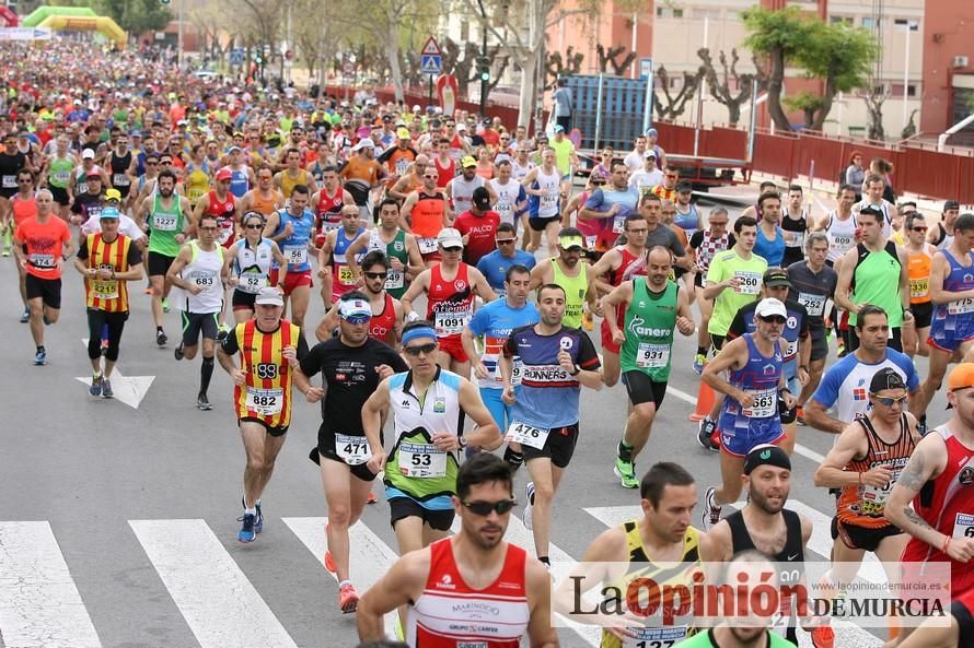 Media Maratón de Murcia: salida