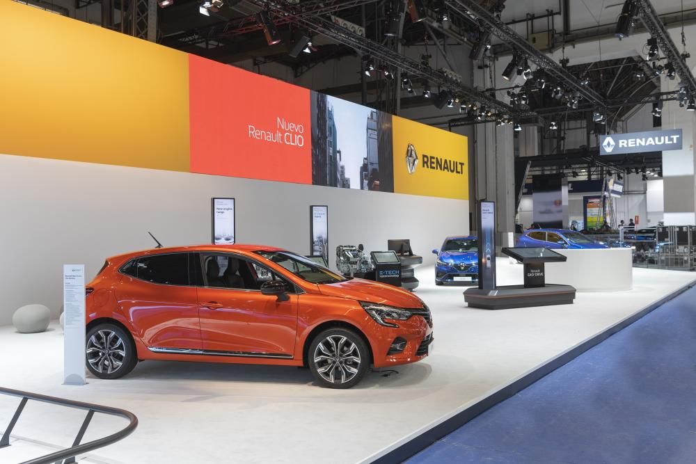 Estand de Renault a l'Automobile Barcelona 2019