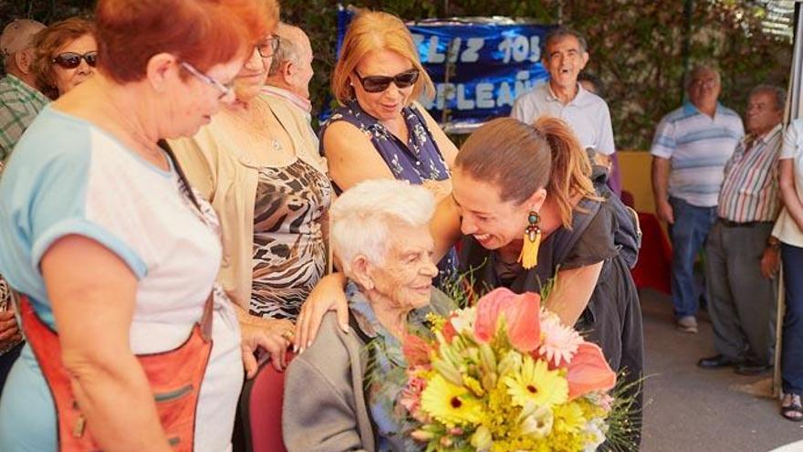 La abuela de El Tablero cumple 105 años