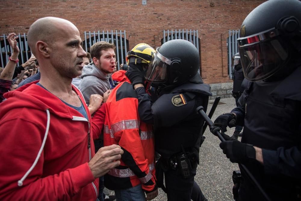 Enfrontaments al centre municipal d'ocupació de Sant Narcís a Girona