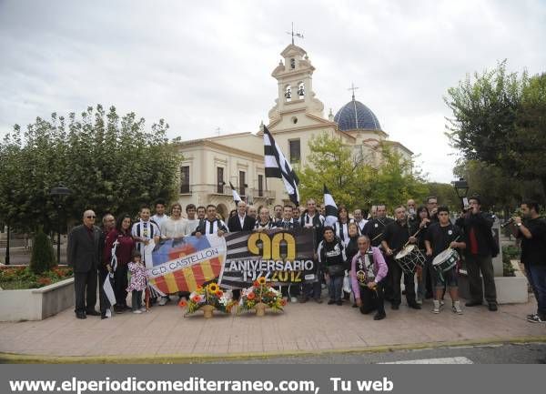 Ofrenda floral de aficionados del CD Castellón