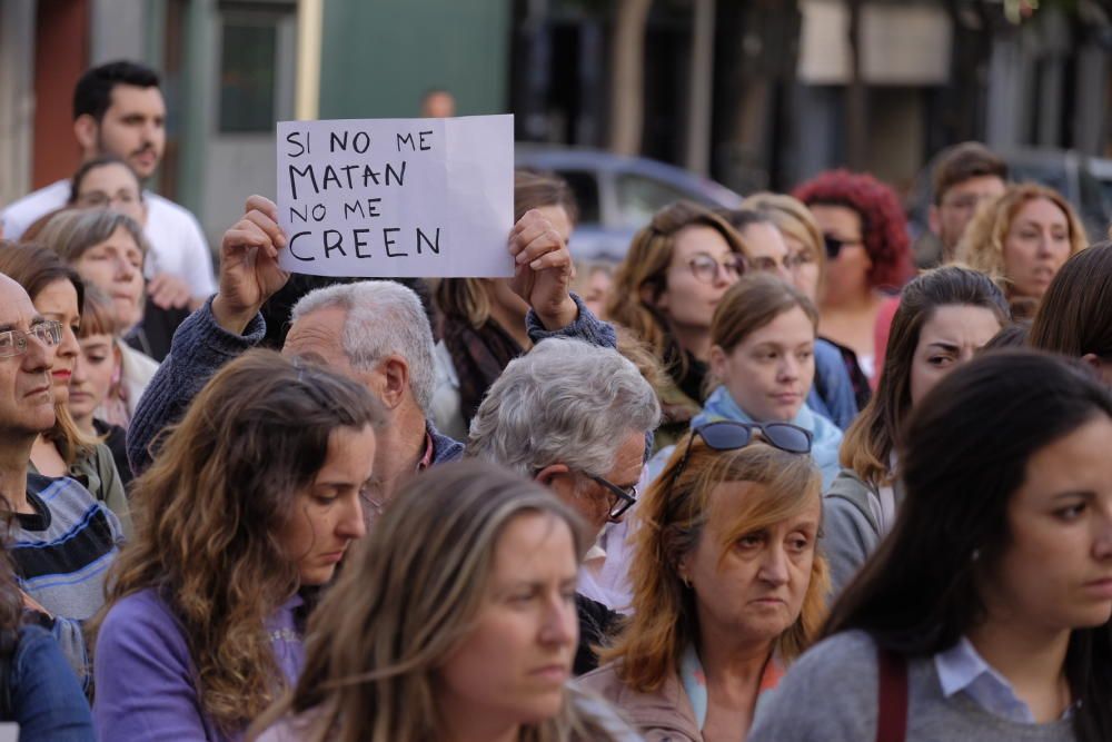 Manifestación en Elda en contra de la sentencia de 'La Manada'