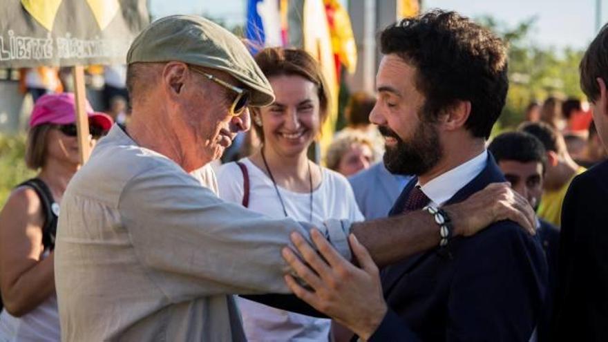 Manifestació de suport «Us volem a casa»