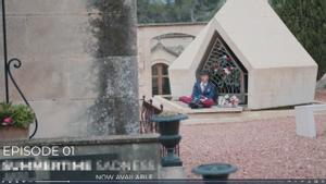 Una imagen de la serie rodada en el cementerio de Alcoy