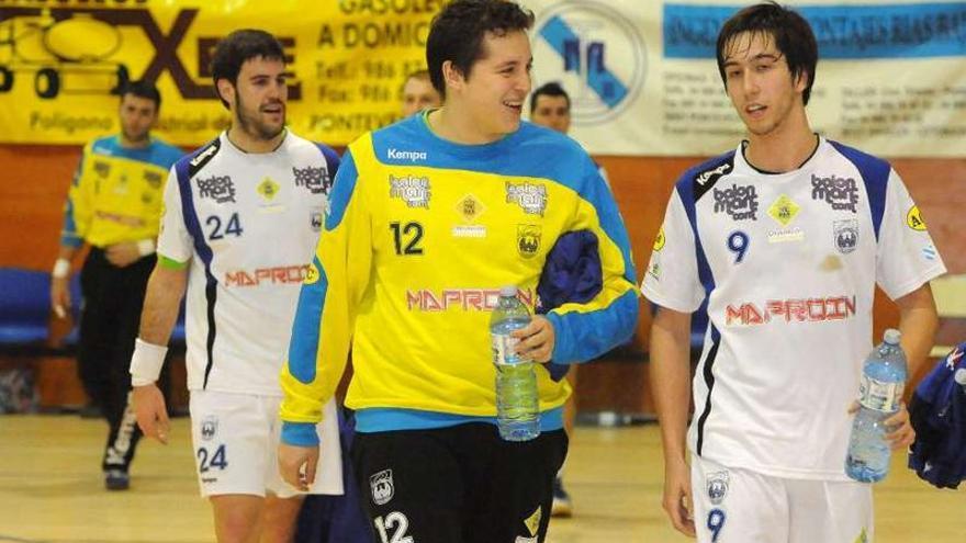 Pablo Galán tras finalizar un partido en el CGTD en las filas del Cisne.