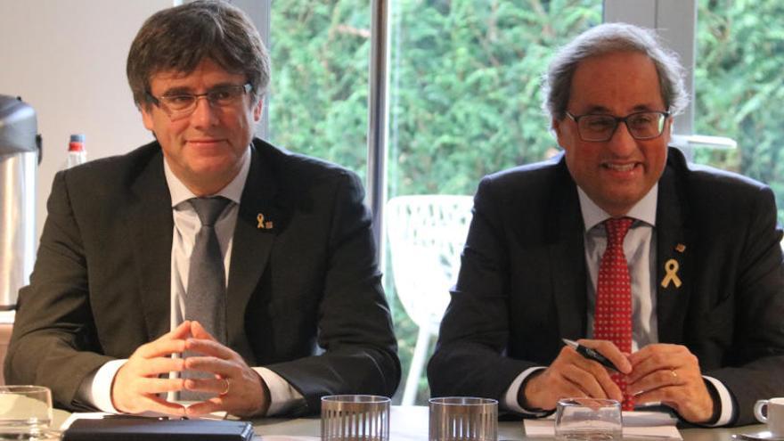 Carles Puigdemont i Quim Torra