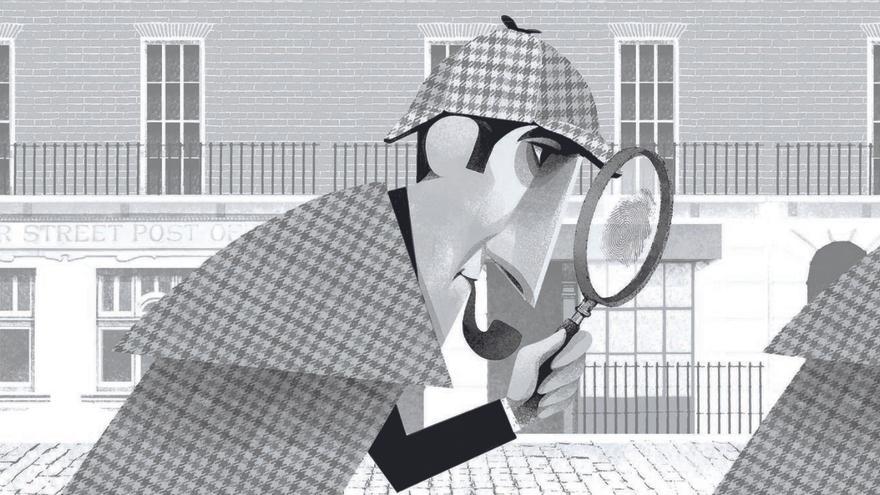 Una ilustración de Sherlock Holmes.