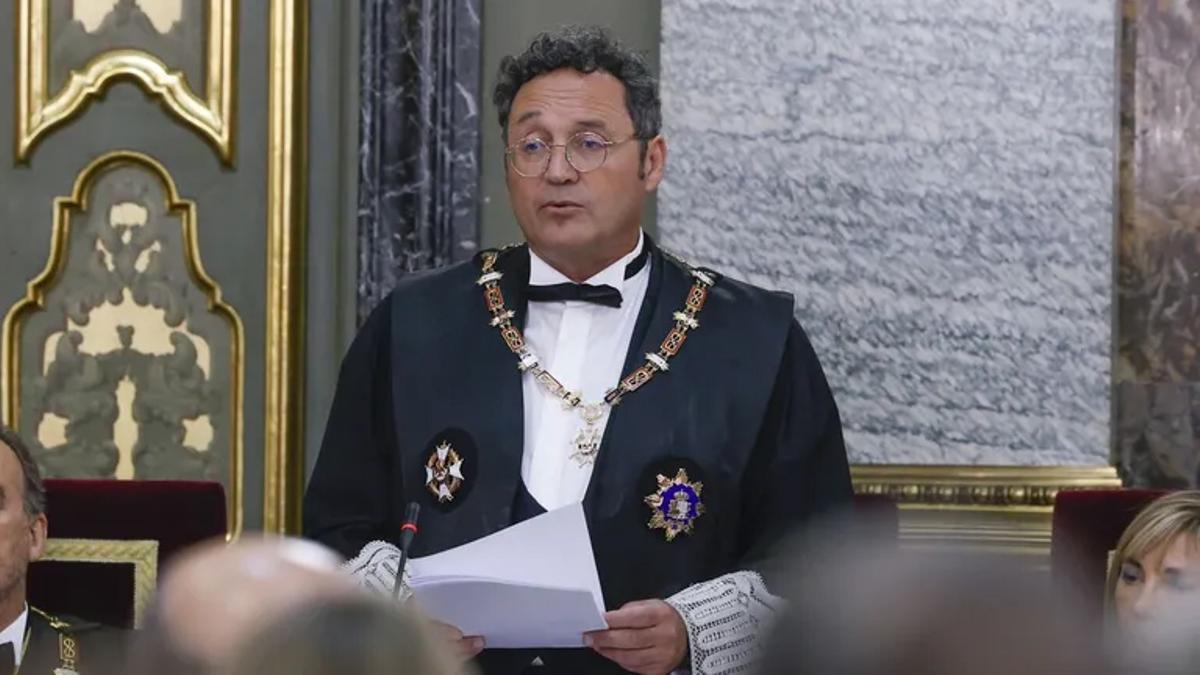 Madrid El fiscal general del Estado, Álvaro García Ortiz, en la apertura del Año Judicial. J.J.Guillen | EFE