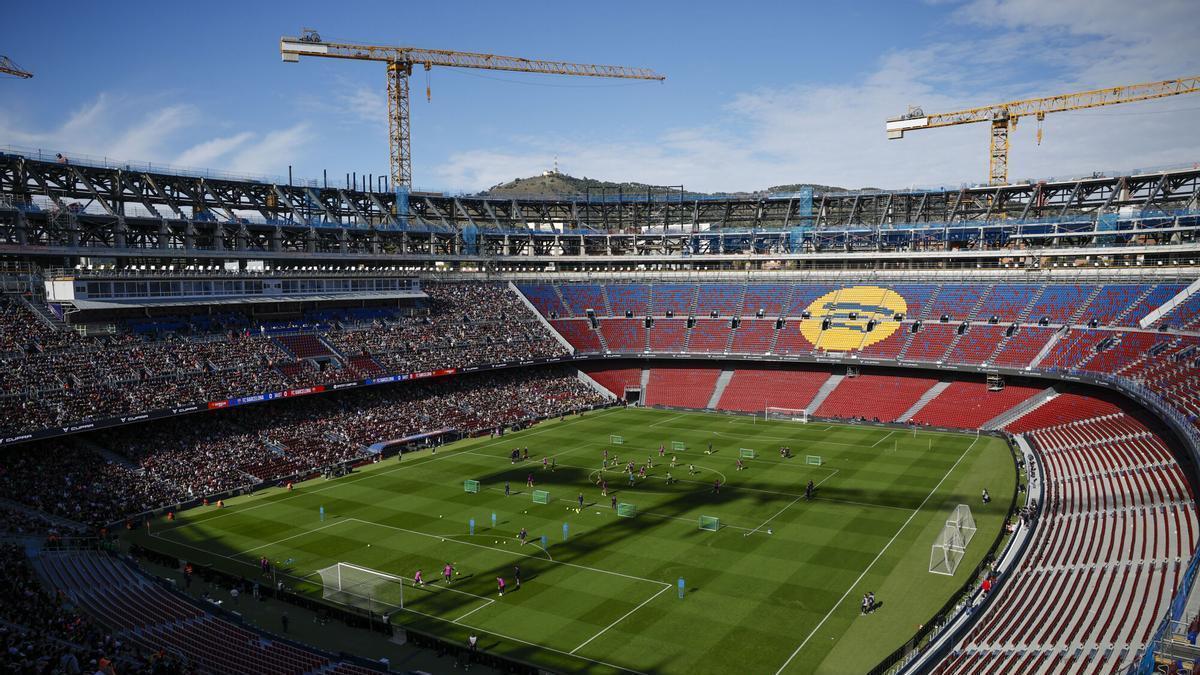Las obras del Spotify Camp Nou siguen avanzando