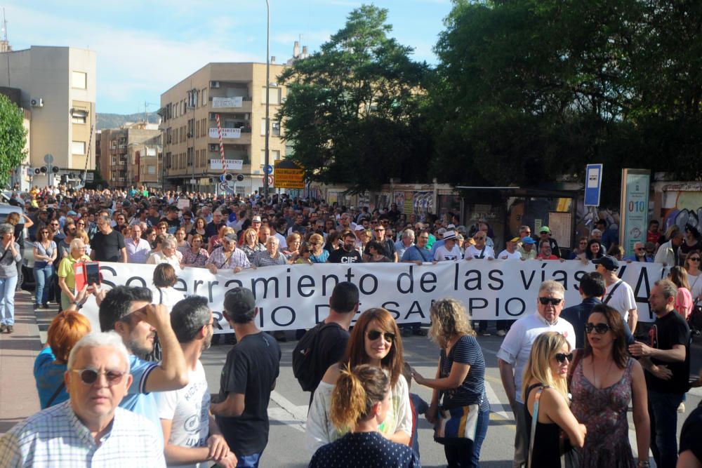 Manifestación por el soterramiento del AVE