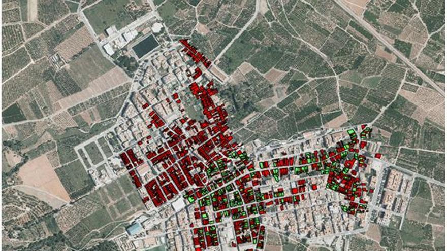 Ejemplo de una captura del visor del IEEV.CV del Institut Cartogràfic Valencià.