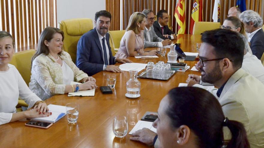 Una reunión de la Junta de Gobierno, durante este mandato